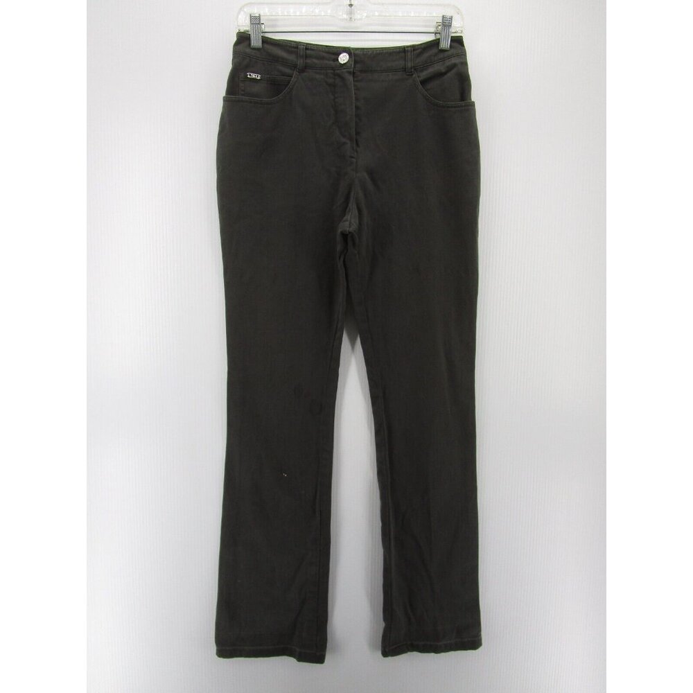 VITNAGE St John Pants 6 Marie Gray Sport Bootcut Denim Pants Stretch*
